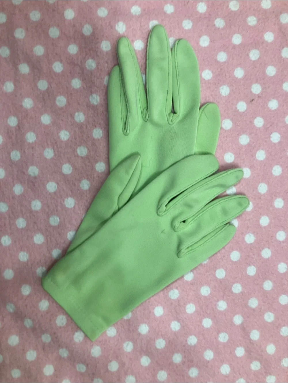 Vintage Ladies Wrist Gloves 6 1/2